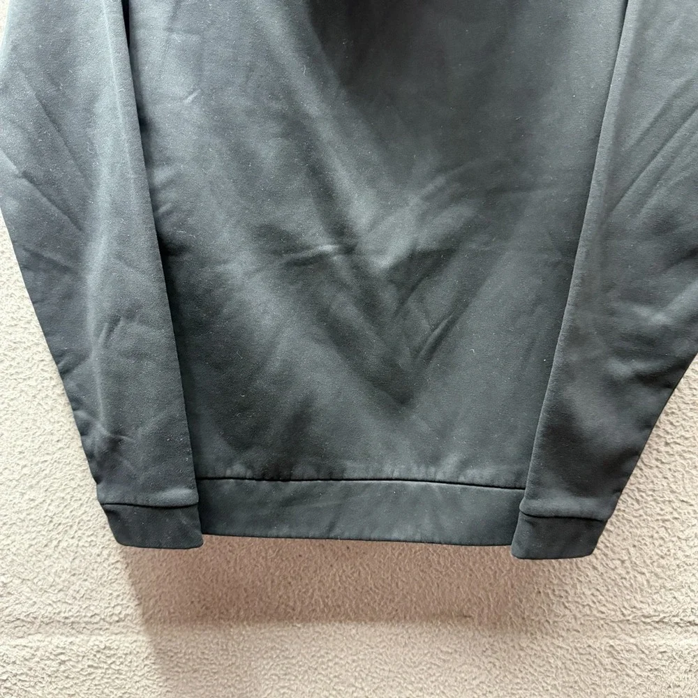 Nike DRI-FIT Hoodie Mens Size Small Black Pullover Thermal Fit Tonal Swoosh Logo